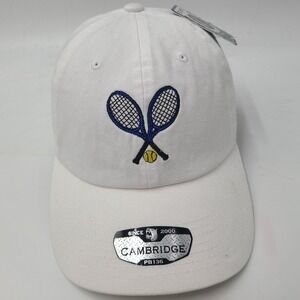Tennis Hat Strapback Pit Bull Cambridge White Rackets Ball Casual Cotton Men‎